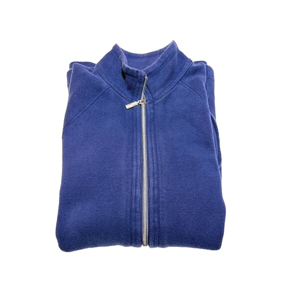 Tommy Bahama Blue Full Zip Sweater | Women's  Round Neck S/P - Picture 8 of 9